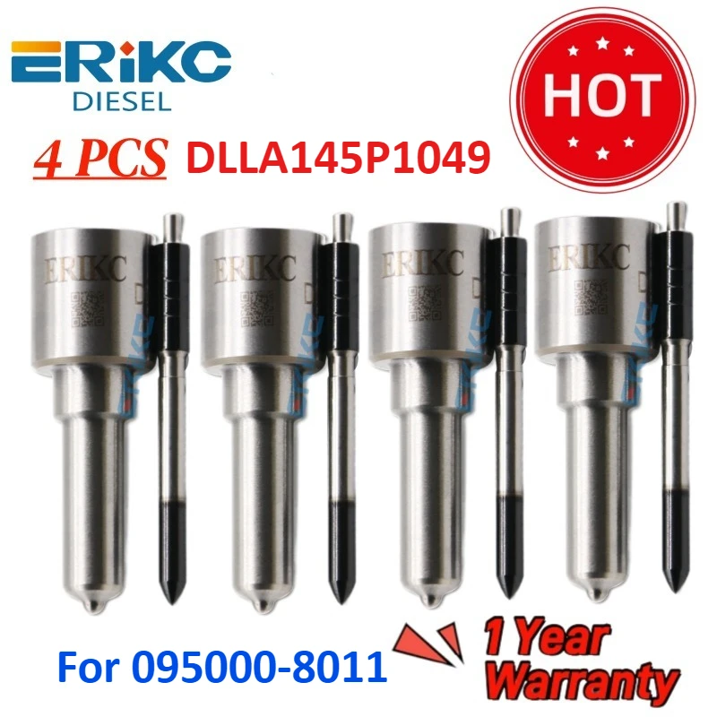 

4 шт. DLLA 145P 1049 дизельная форсунка DLLA145P1049 Распылитель топлива 0934001049 DLLA 145 P 1049 для 095000-8011