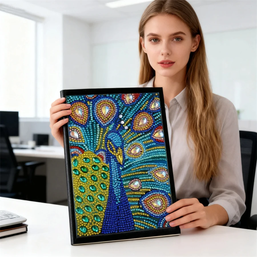 

Diamond Embroidery notebook New Arrivals Diary Book Sale DIY Crystal full drill 5D diamond painting mosaic round rhinestone