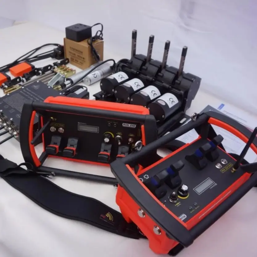 Industrial Wireless Proportional Remote Control 8-35V 4 Joysticks Suitable for Crane Linear Push Rod Clutch Motor