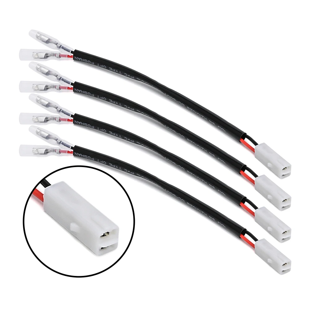 

For Kawasaki Ninja 250 Z900 Motorcycle Accessories Turn Signal Indicator Light Cable Plug Adapter Flasher Harness Connector