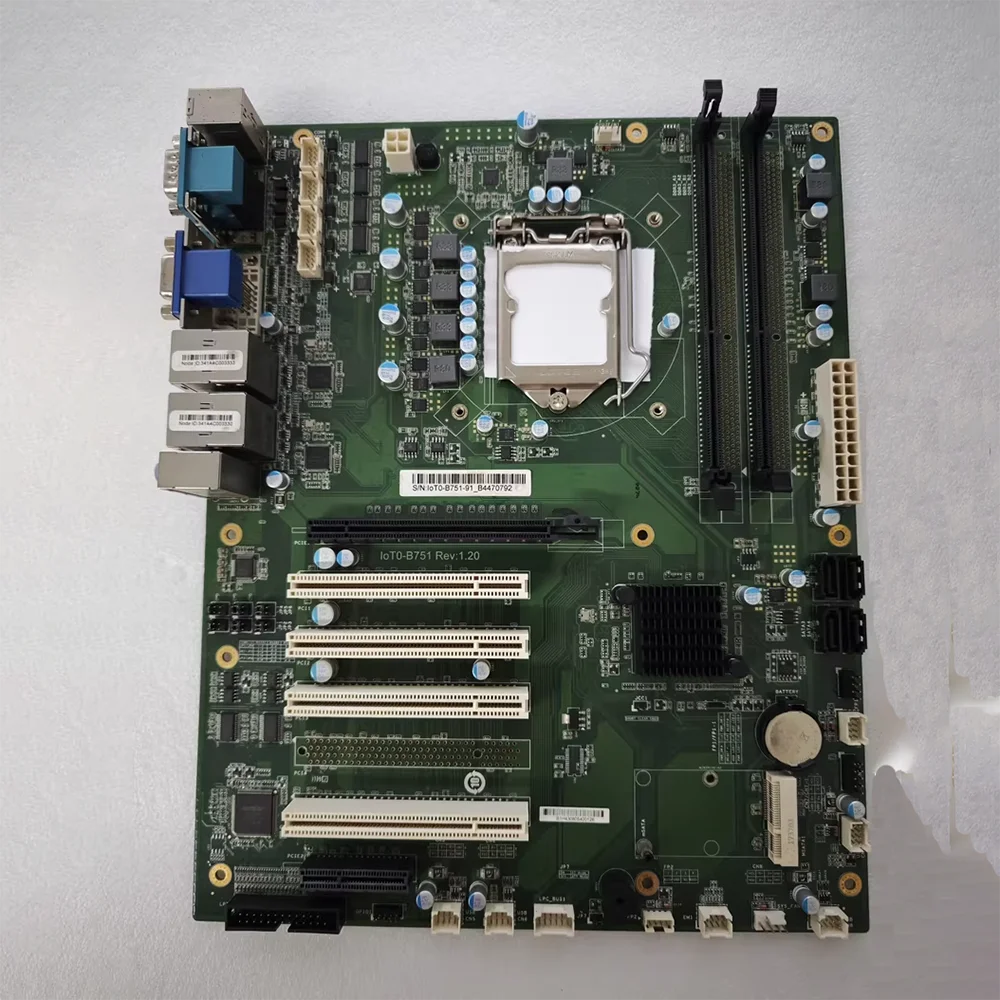 Supports 2nd And 3rd Generation Cpus Industrial Motherboard IOT0-B751 REV: 1.20