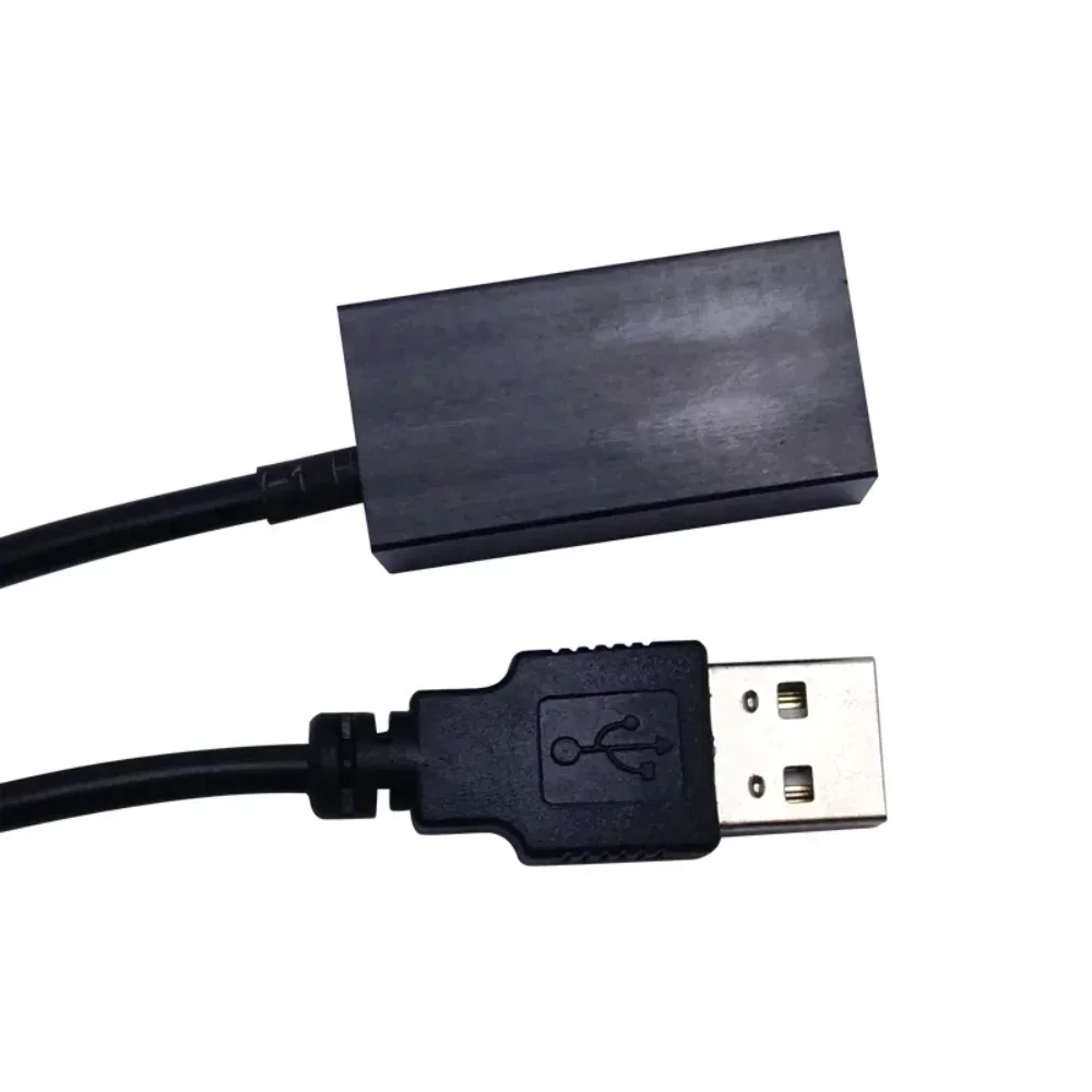 Car USB AUX Extension Adapter  Head Unit Audio Media Music System For MITSUBISHI Outlander/ASX/Lancer 2009~Onward OEM Cable Wire