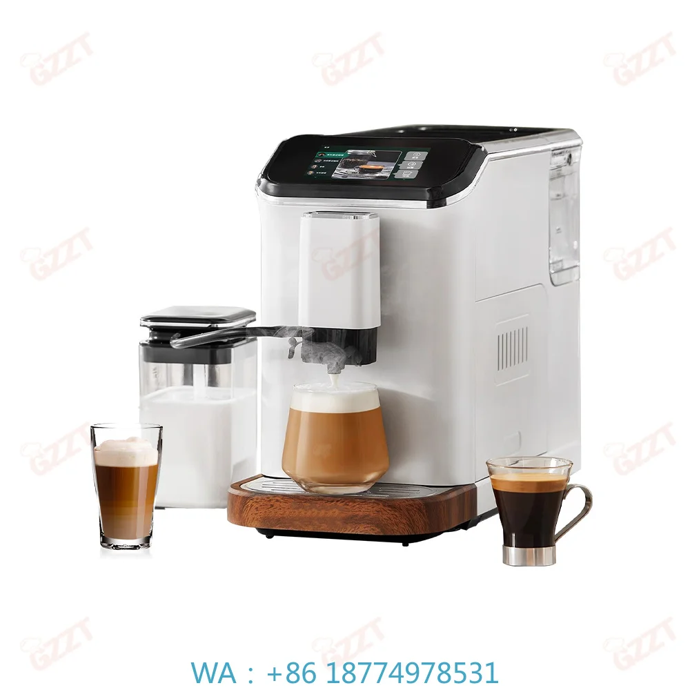 1. Automatic Espresso Maker, Wifi Wireless Phone Control Cafeteras Style With Built‑in Grinder for Cappuccino Latte Coffee