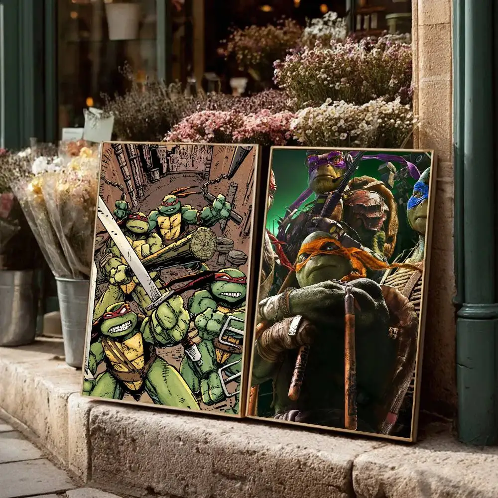 Постер «Подросток М-Матан и ниндзя» с принтами, украшение для дома, спальни, гостиной, подарок