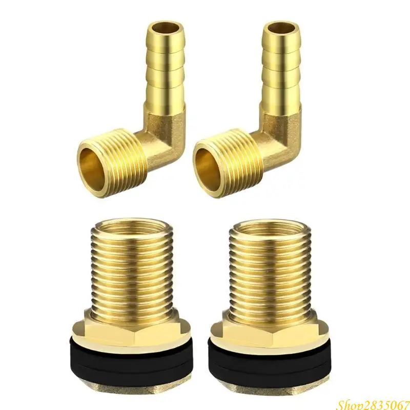 

Модернизация латунных резервуаров, набор соединителей, стыковые фитинги для воды для резервуаров и бочек с водой 831F