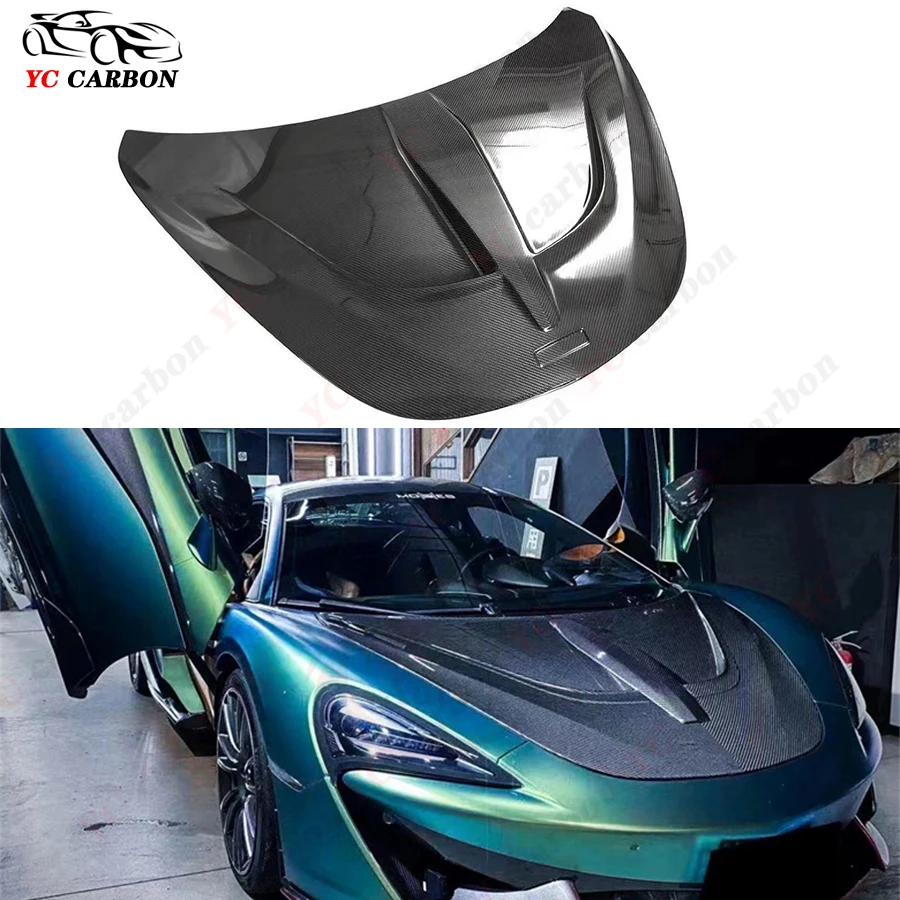 

Carbon fiber Hood engine cover For Mclaren 540S 540 570 carbon fiber cover engine cover Replace the installation Body Kit