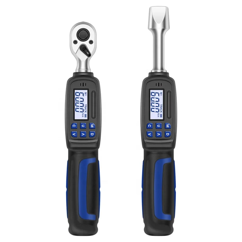 Interchangeable head digital torque wrench, adjustable torque wrench, high-precision electronic kilogram wrench