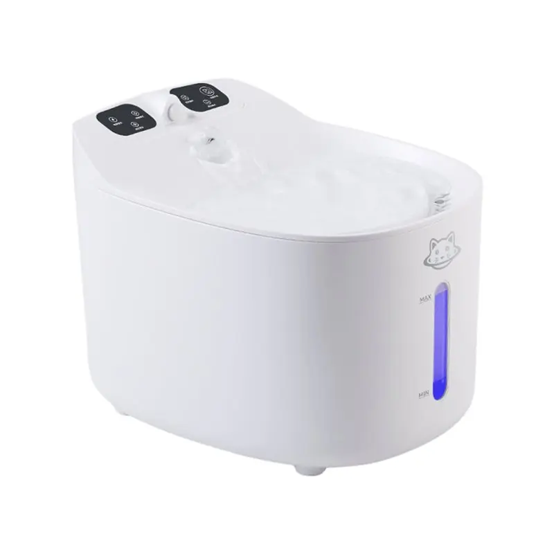 AT43-Wireless Automatic Pet Water Dispenser Mute Rechargeable Intelligent Pet Water Fountain Smart Drinking Bowl Circulating