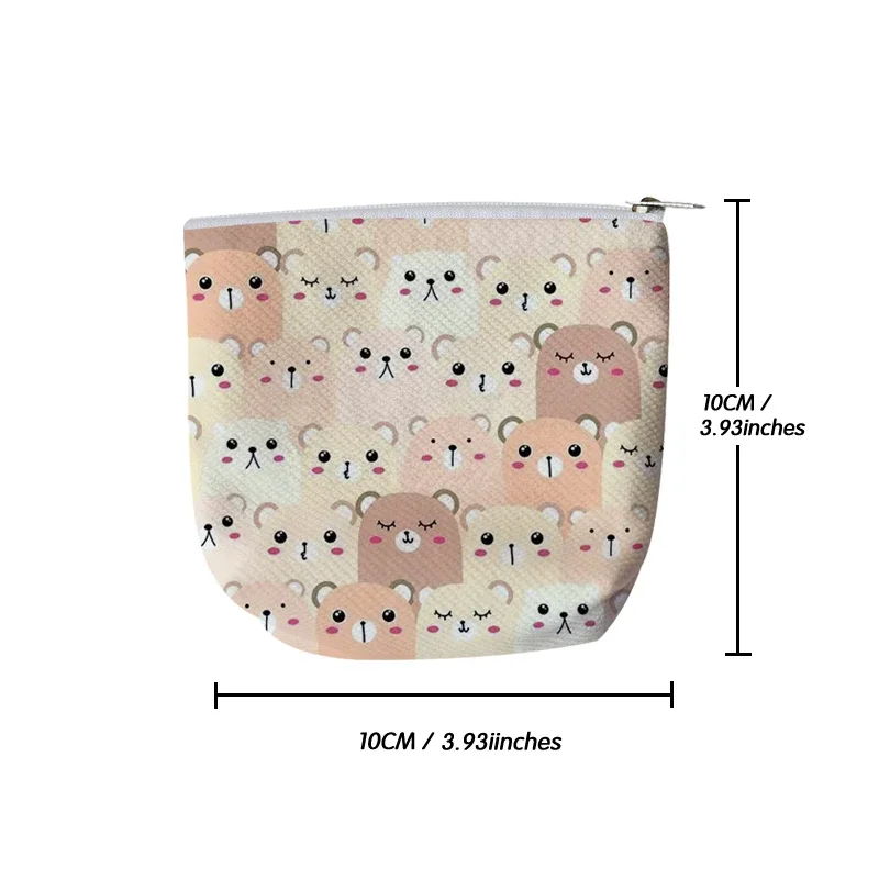 Personal Custom Canvas Coin Bag Purse DIY Logo/Photo/Text Prints Coin Storage Pouch Business Store Gift - Image 2