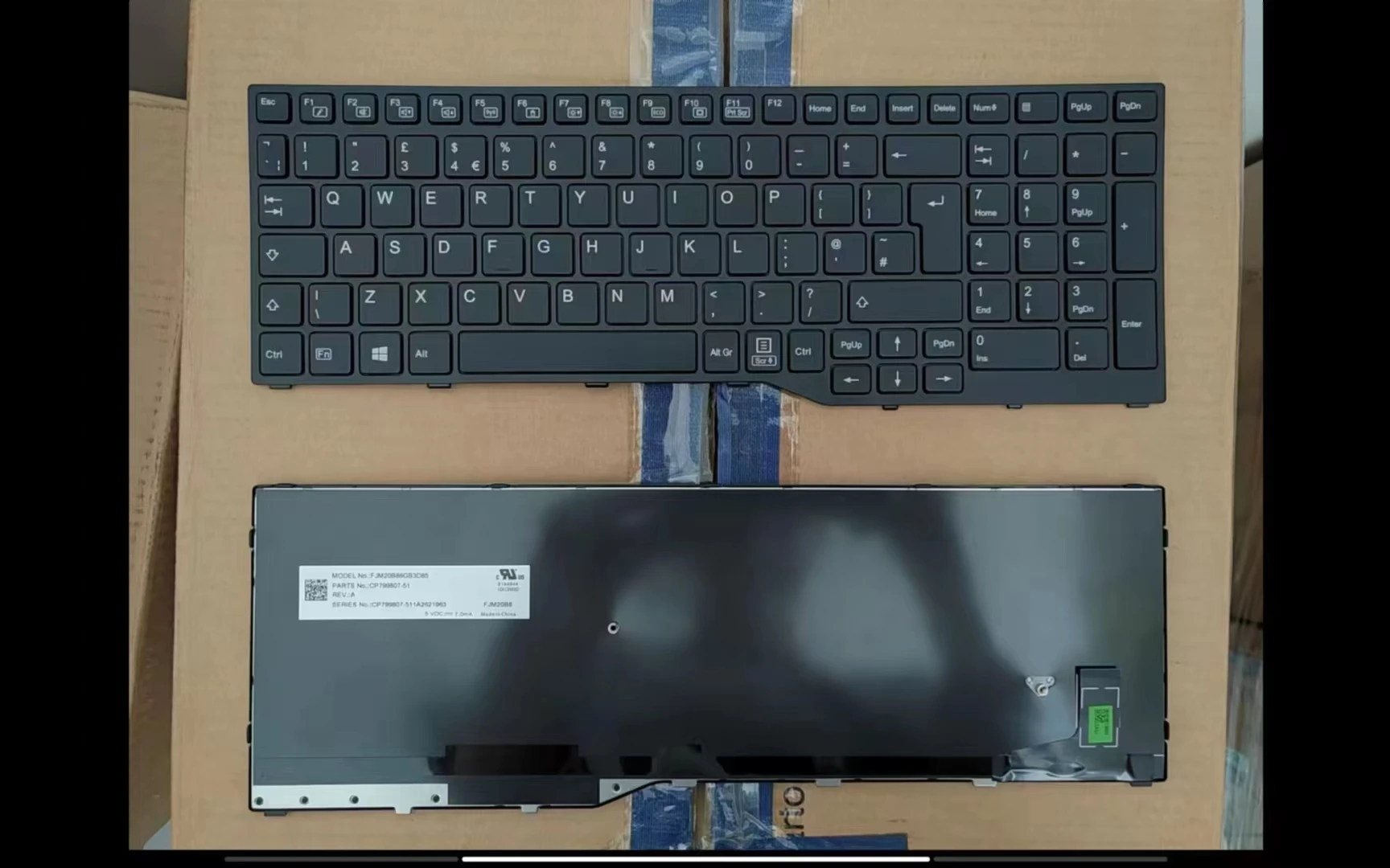 ORIGINAL NEW BLACK UK KEYBOARD FOR  Fujitsu Lifebook A3510 A3511