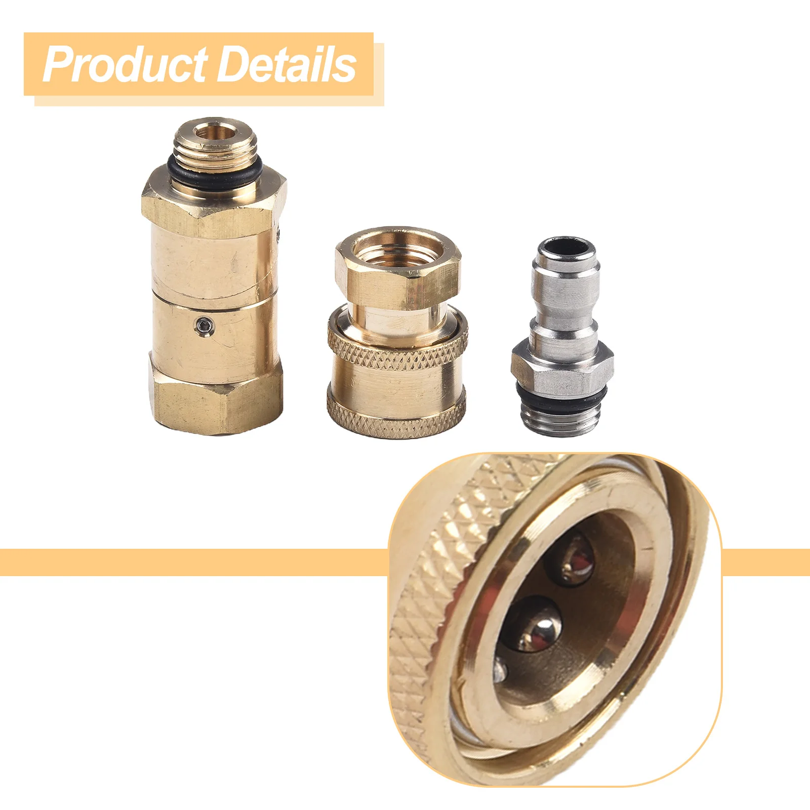 Copper Joint 360 Degree Rotating High Pressure Cleaning Machine Accessories Switch Between Water Flow Patterns