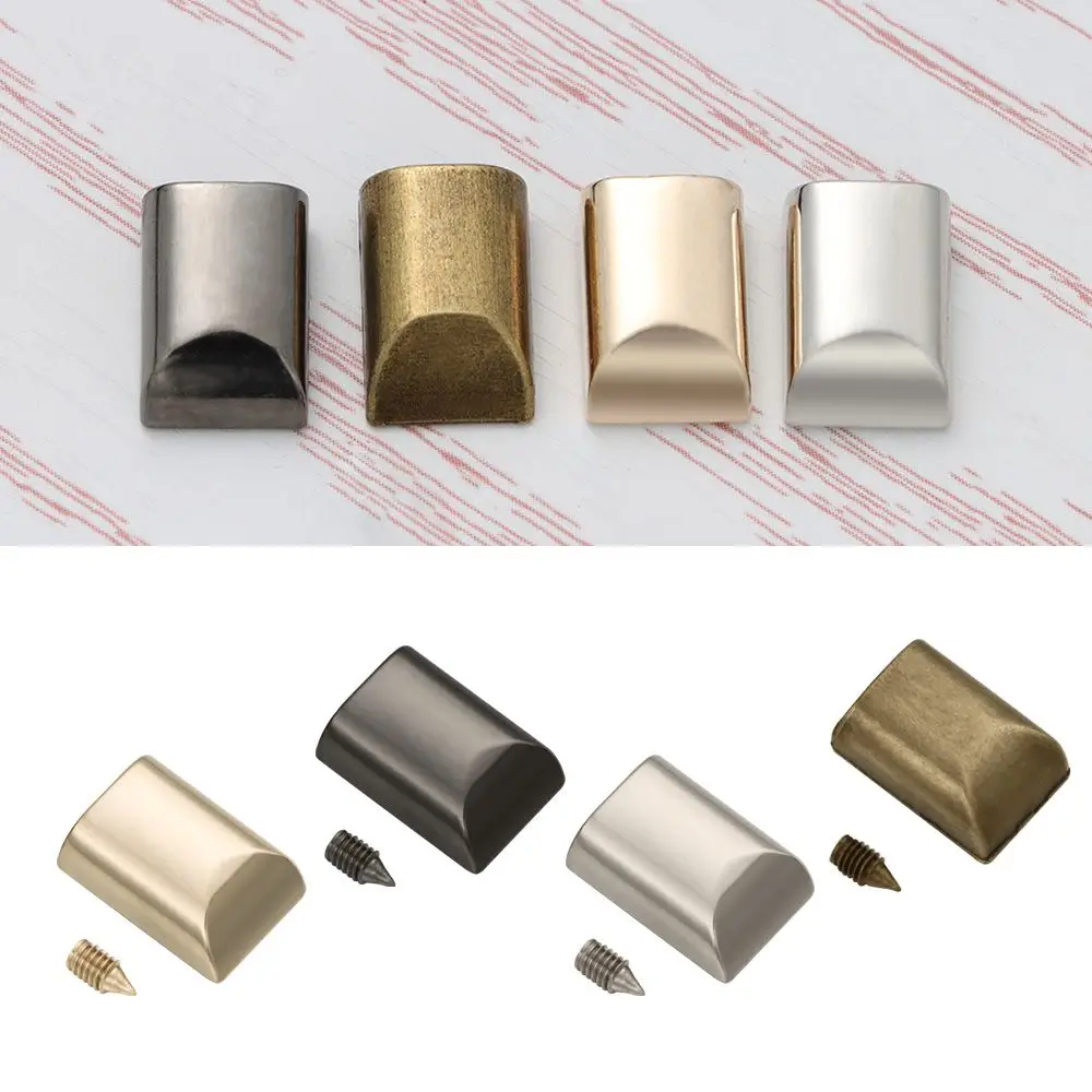 10pcs Metal Zipper Stopper Zipper Tail Clip Stop Tail Plug Head with Screw DIY bag Leather Hardware Leather Craft