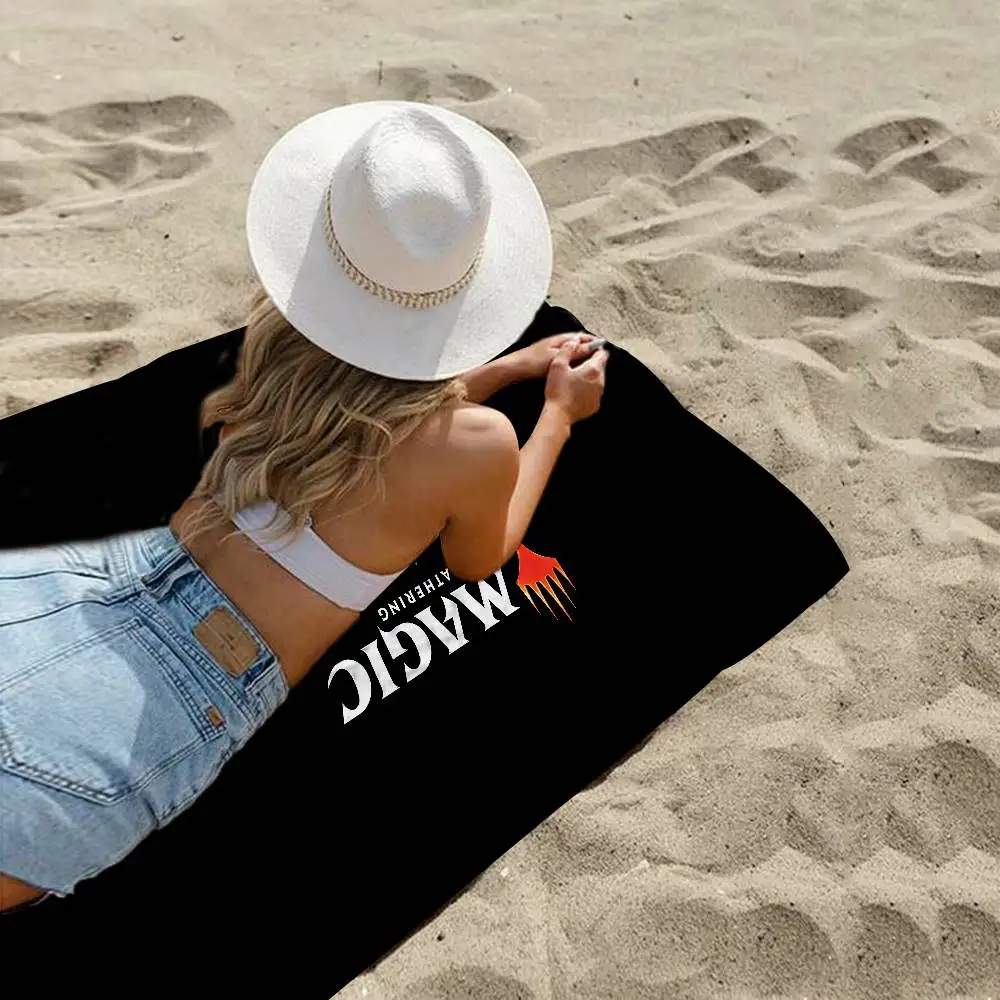 ゲーマー M-マジック ザ ギャザリング アニメ ビッグマイクロファイバービーチタオル 速乾タオル サンドビーチタオル プールタオル プールヨガ用