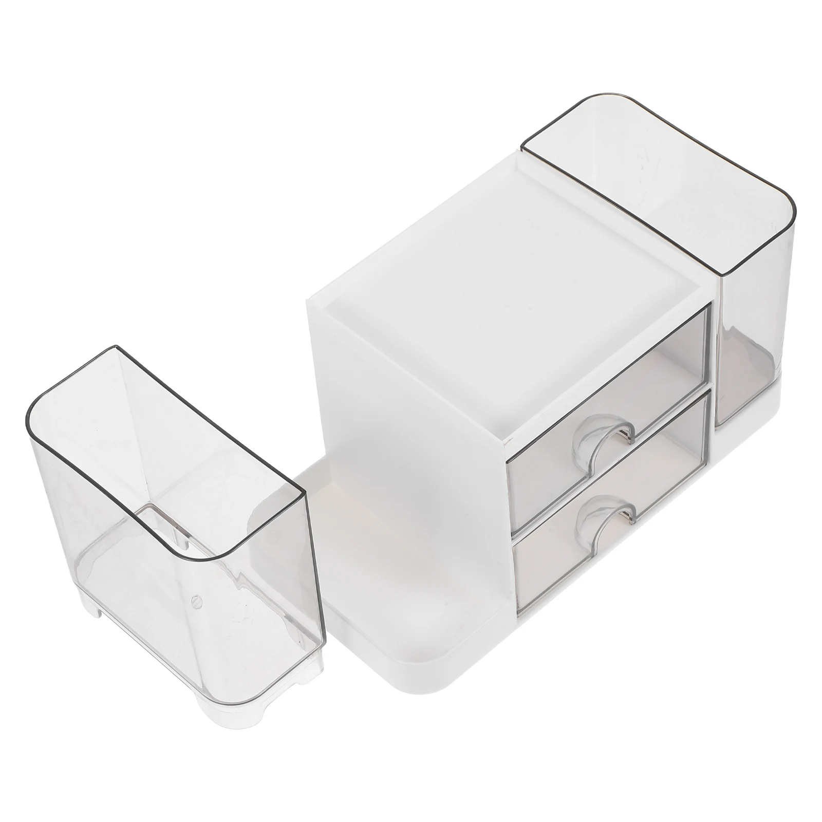 

Desktop Storage Box Transparent Drawer Office Plastic Organizer with Drawers