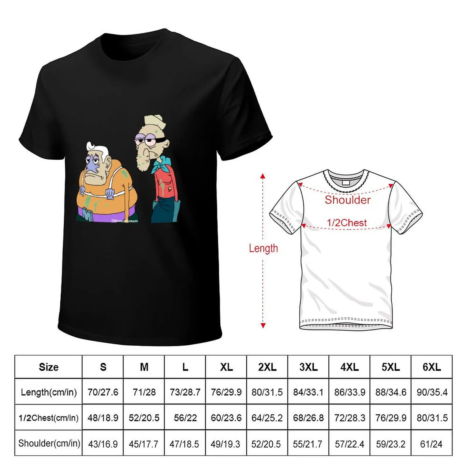 Mermaid Man and Barnacle Boy T-Shirt anime stuff luxury clothing labubu anime tshirt plain black t shirts men
