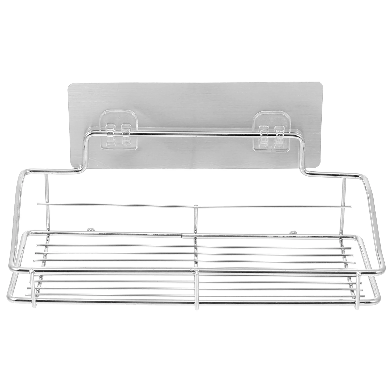 

Phone Card Holder Nail Free Rack Kitchen Supplies Storage Shelf Organizer Toiletry Silver Punch-free Bathroom Stainless Travel
