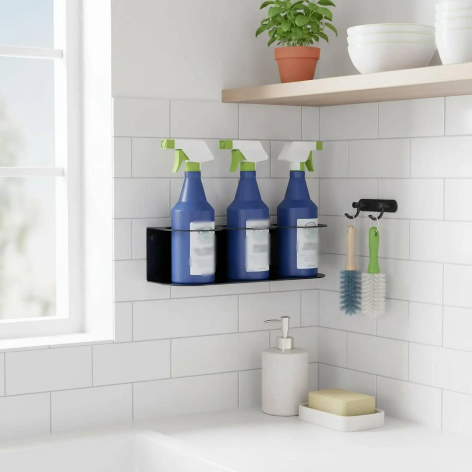 spray-bottle-rack-rust-resistant-metal-spray-bottle-rack-spray-can-can-storage-shelf-powder-coated-finish-garage-tool-organizer