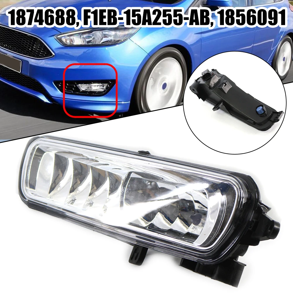 

1pc Left Bumper Driving Fog Lamp Lights For Ford Focus For Transit ABS+PC White 12V Quick Installation No Deformation HOT SALE