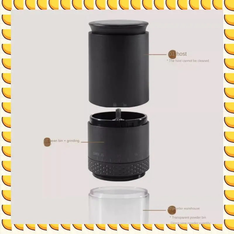 

Кофемолка BAAU, кофемолка для кофейных зерен с внешней регулировкой, USB, автоматическая для офиса, 1500 мАч B