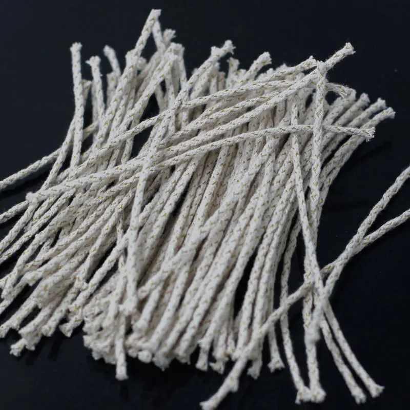 50pcs Copper Wire Cotton Core Wicks Oil Lighter Accessories Universal Replacement For Zippo Zorro Petrol Lighter