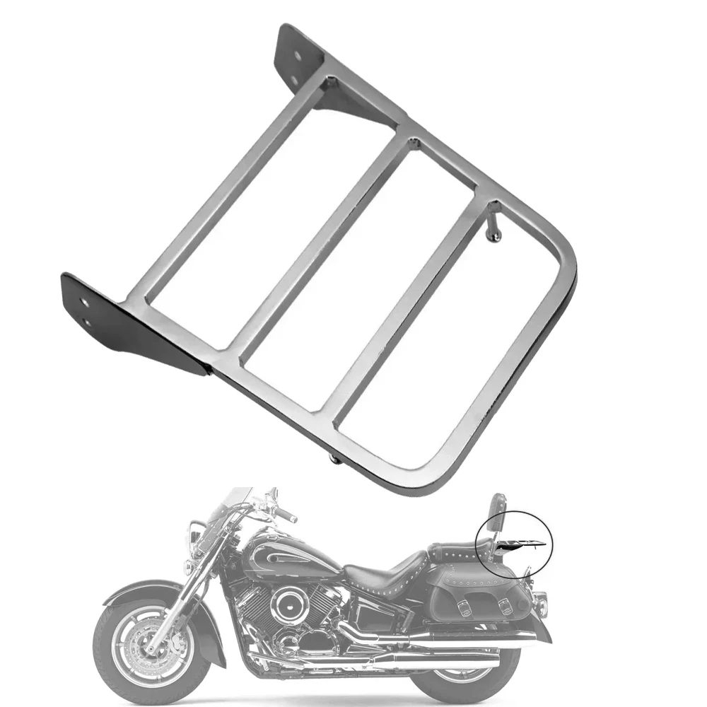 

Задняя спинка-багажник (сисси-бар) для мотоциклов Yamaha V-Star 400 650 1100, Dragstar 400 650, XVS 1100 – Аксессуары для мотоциклов