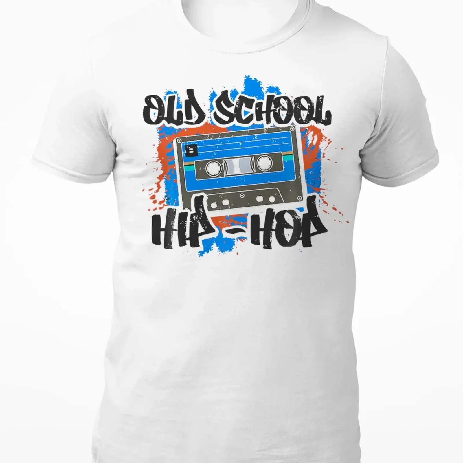 Old School Hip Hop Music Men's T Shirt Women's vintage Washed Stylish Unisex Casual Comfortable Breathable fashion homme