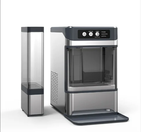 

MT 17KG Ice Maker Small Fully Automatic Household Commercial Ice Machine Includes Motor Produces Chewing Granular Ice