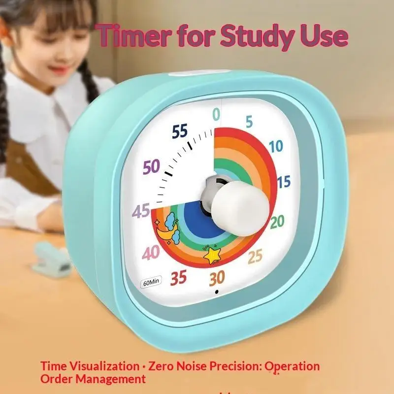 Silent Classroom Timer For Home Visual Timer With Night Light School Kitchen Accessories Stopwatch Minuteur Stop Watch