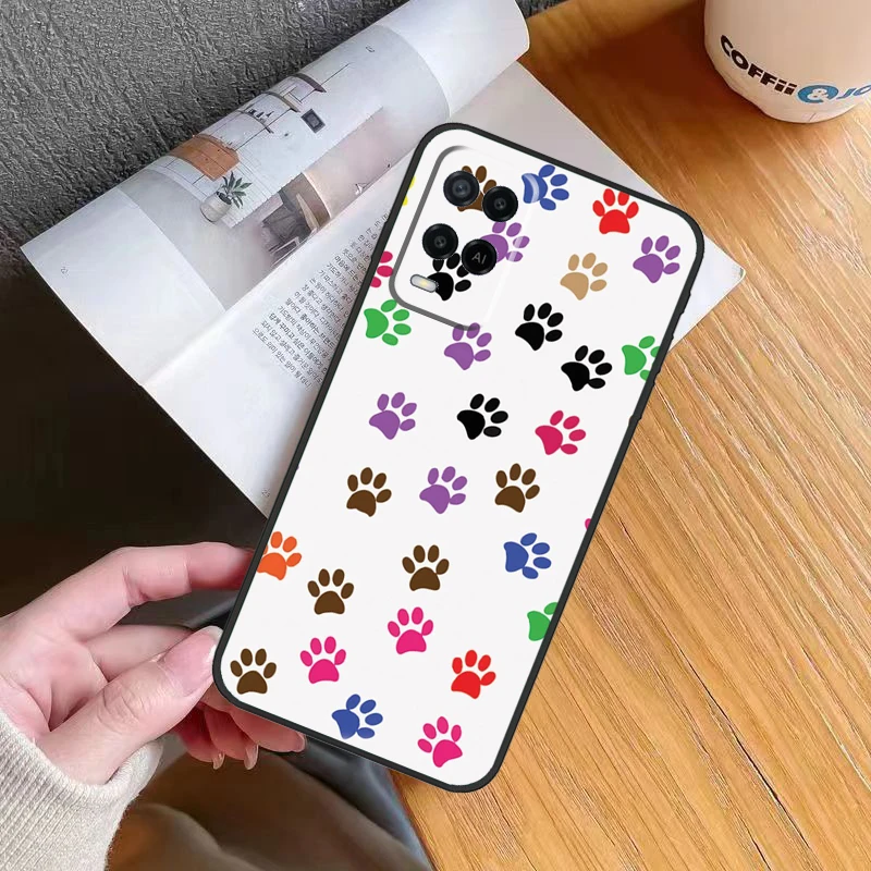 حافظة مطبوعة بألوان مائية لهاتف اوبو A80 A60 A40 A6 A5 Pro A15 A16 A17 A57 A94 A74 A54 A76 A96 A18 A38 A58 A78 A98 #4