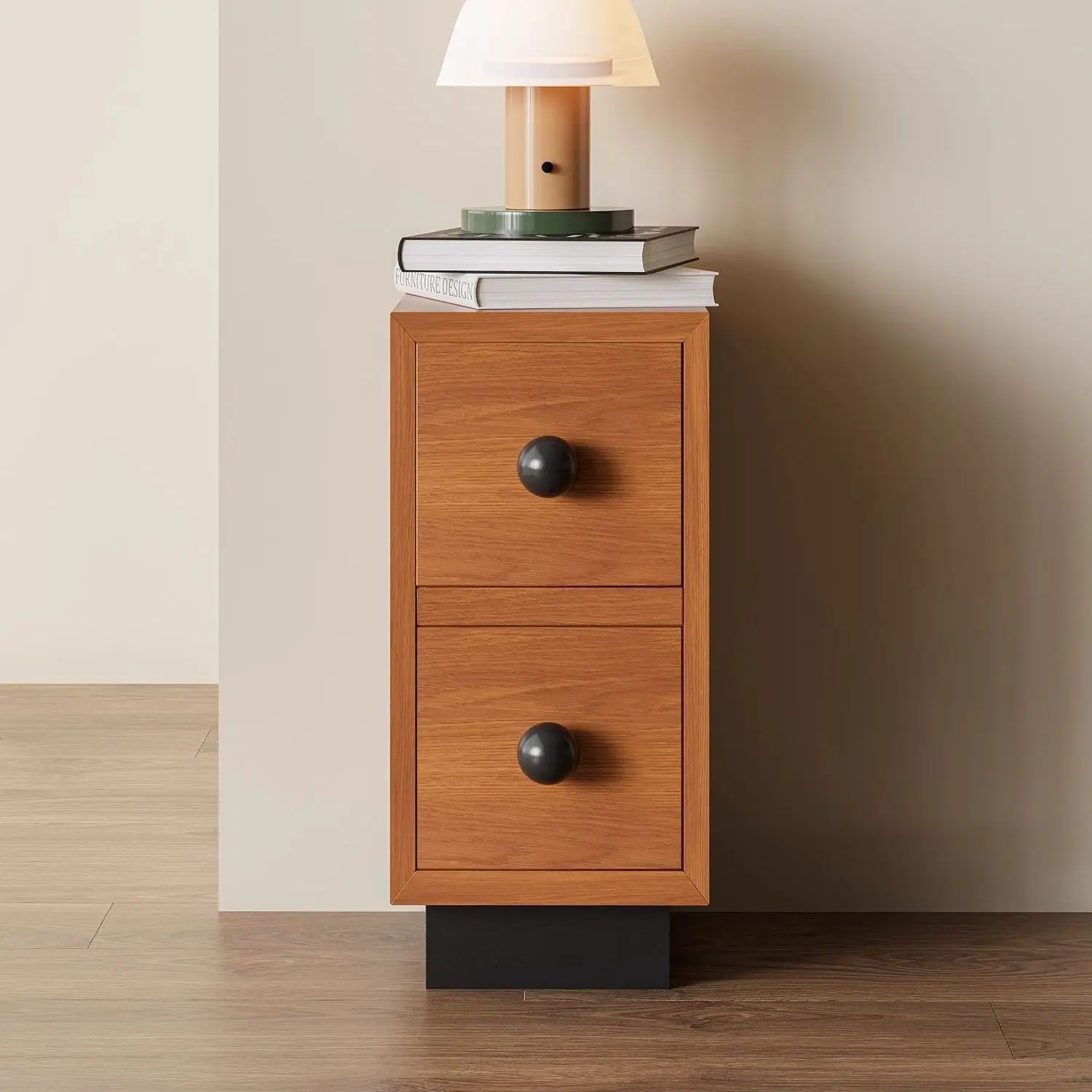

Medieval Style Narrow Bedside Table Full Solid Wood Bedroom Storage Bedside Mini Storage Cabinet Bedside Storage Cabinet