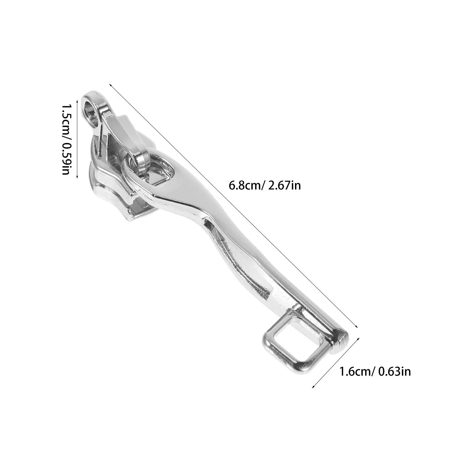 5Pairs Anti-Explosion Double Layer Zipper Pulls Heavy Duty Locking Replacement for Luggage Backpacks Suitcases