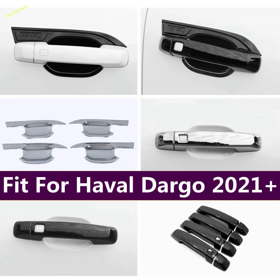 

Outside Door Pull knob Catch Protector Hand-clasping Bowl Decoration Cap Cover Trim For Haval Dargo 2021 2022 Car Accessories