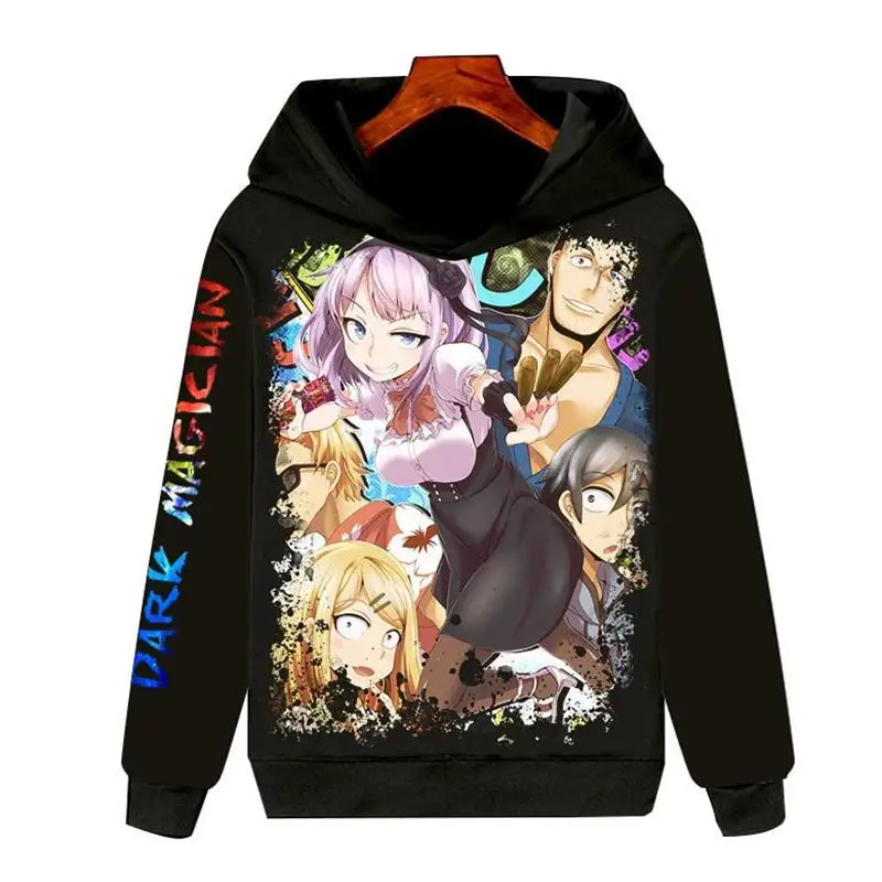 

Новая толстовка Dagashi Kashi с длинными рукавами, 3D-дизайн, молодежная модная спортивная теплая толстовка, устойчивая к деформации, с мультяшным аниме-принтом
