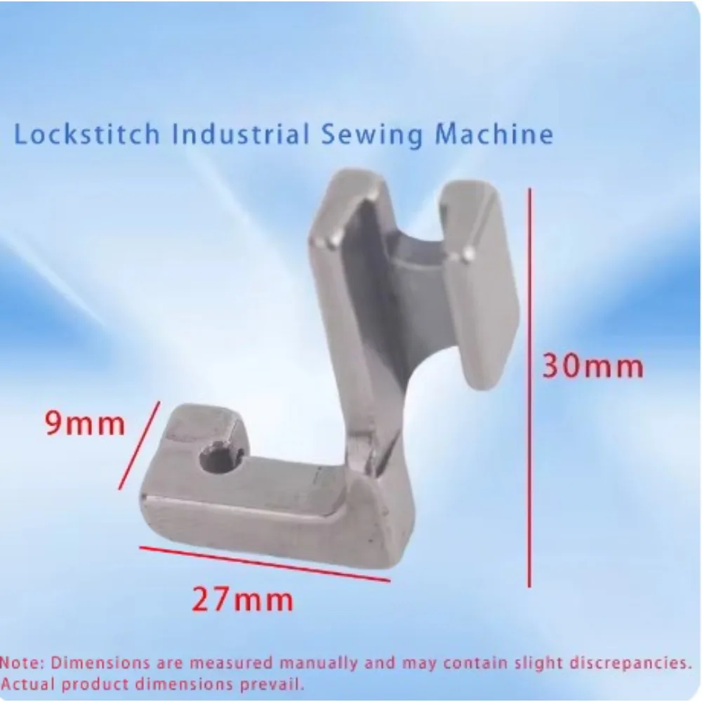 Invisible Zipper Presser Foot Unilateral Zipper Feet S518L T168 Lockstitch Industrial Sewing Machine