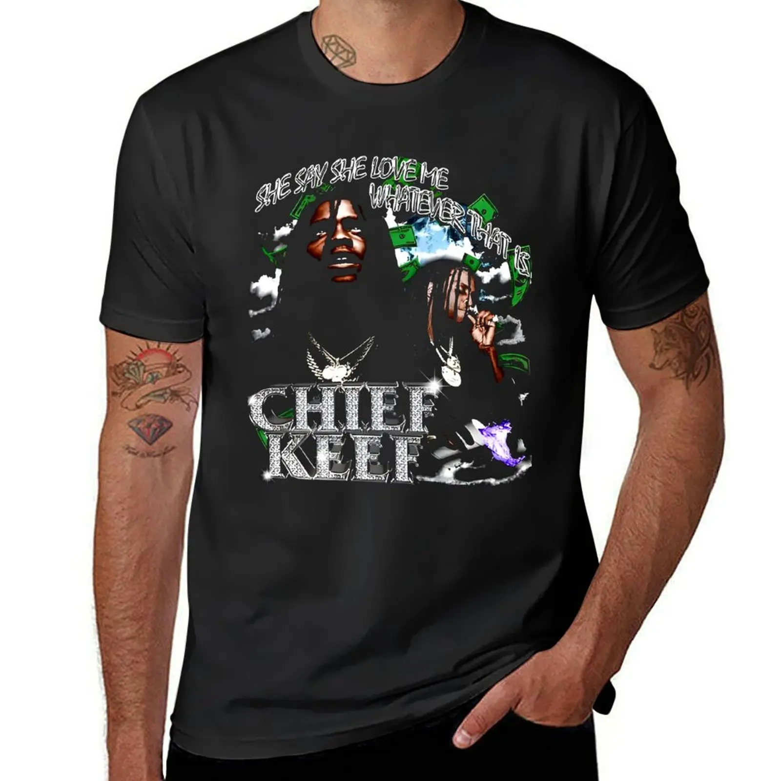 

Classic Chief Keef singer T-Shirt korean fashion new gifts and t-shirts street wear mens big and tall t shirts