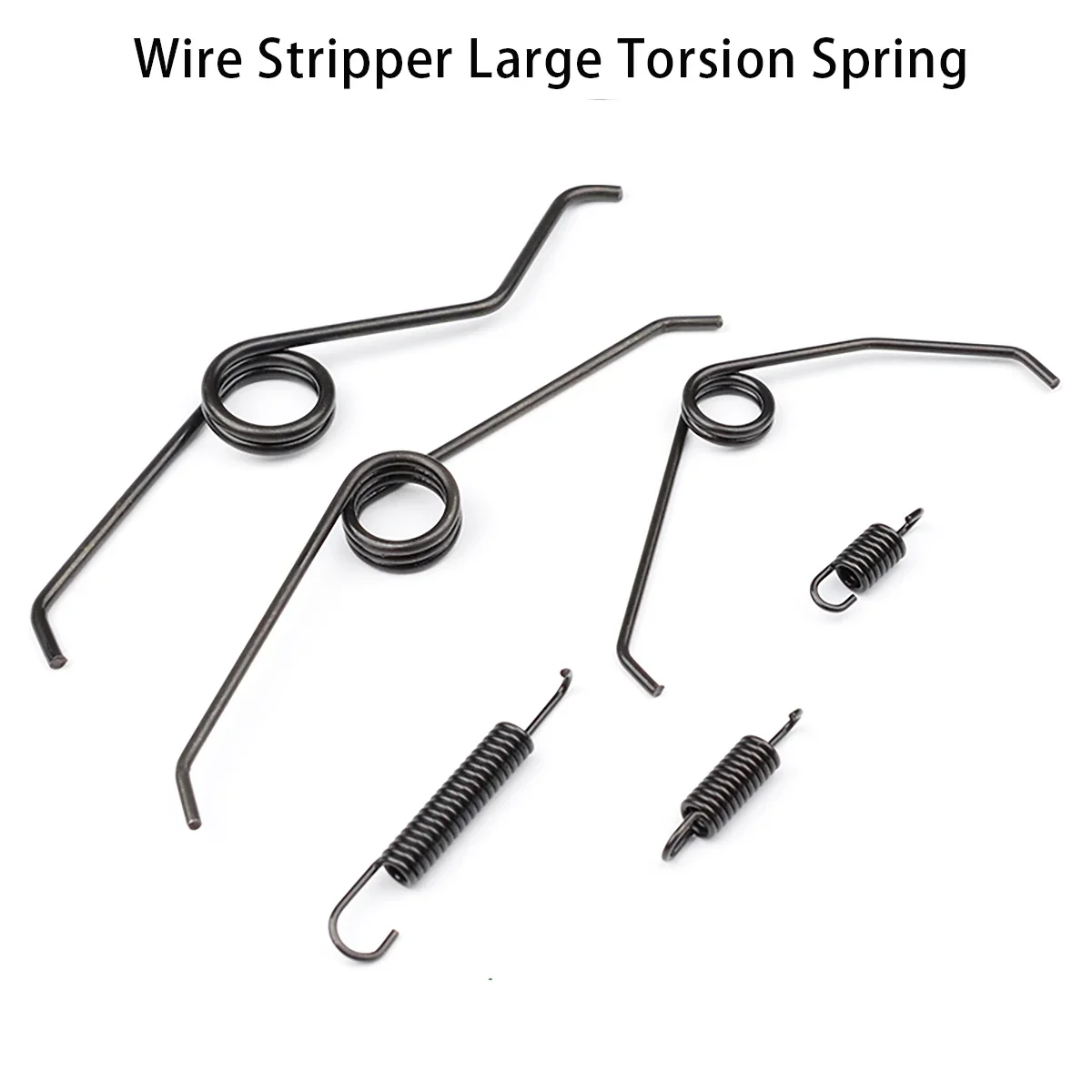 

2Pcs/100Pcs Pincers Large Torsion Spring Tension Spring Wire Stripper Metals Accessory Part Electrician Cable Customized
