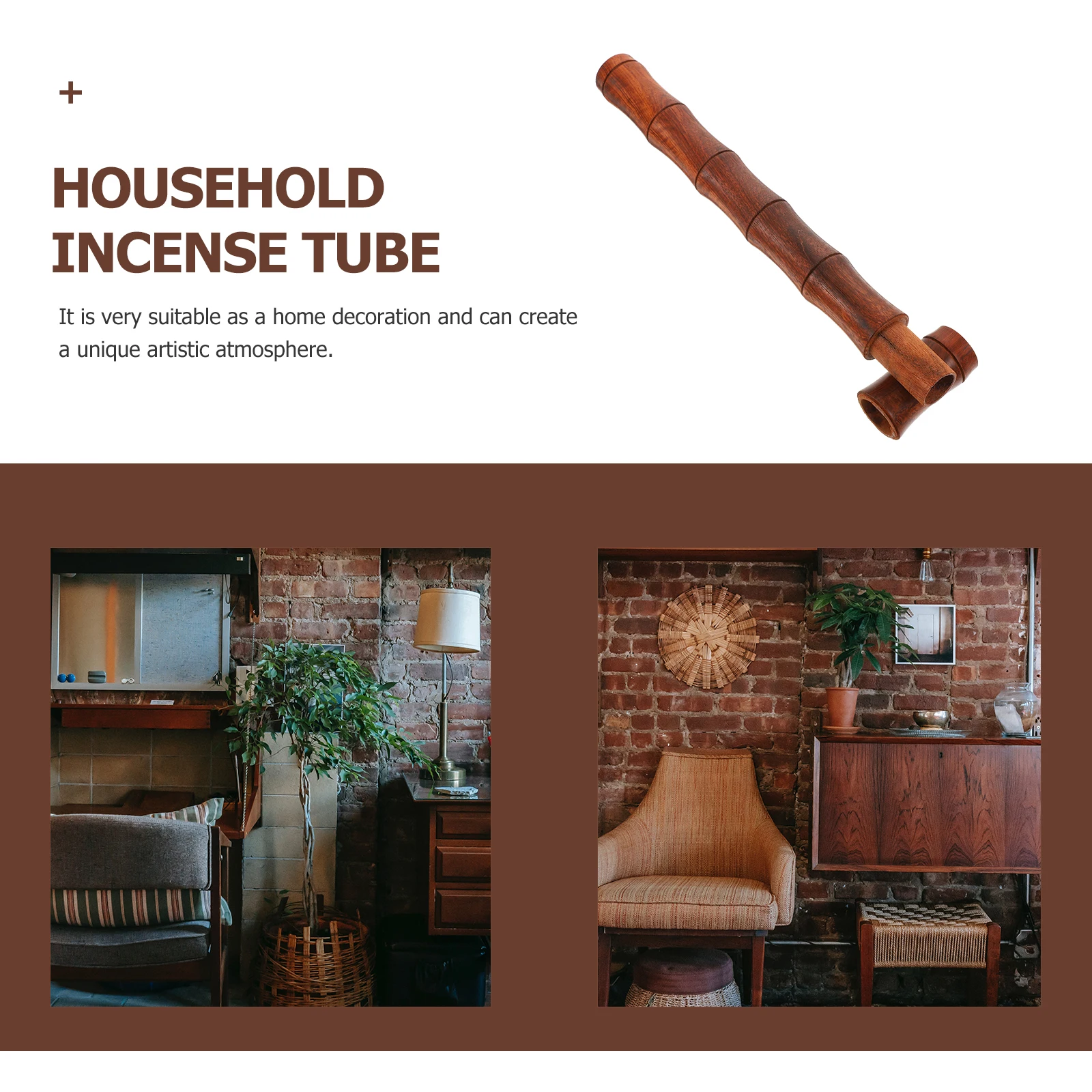 

Exquisite Wooden Incense Tube Natural Incense Stick Storage Container Household Fragrance Holder Home Decor Lightweight