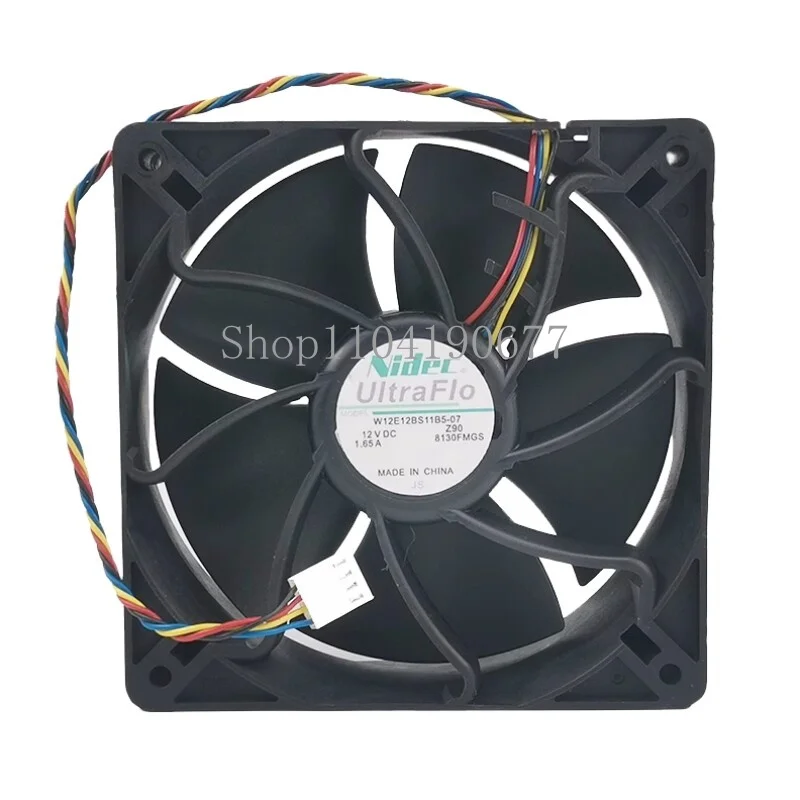 W12E12BS11B5-07 4 Lines PMW 6000RPM DC12V 1.65A Cooling Fan for NIDEC ANT S7 S9