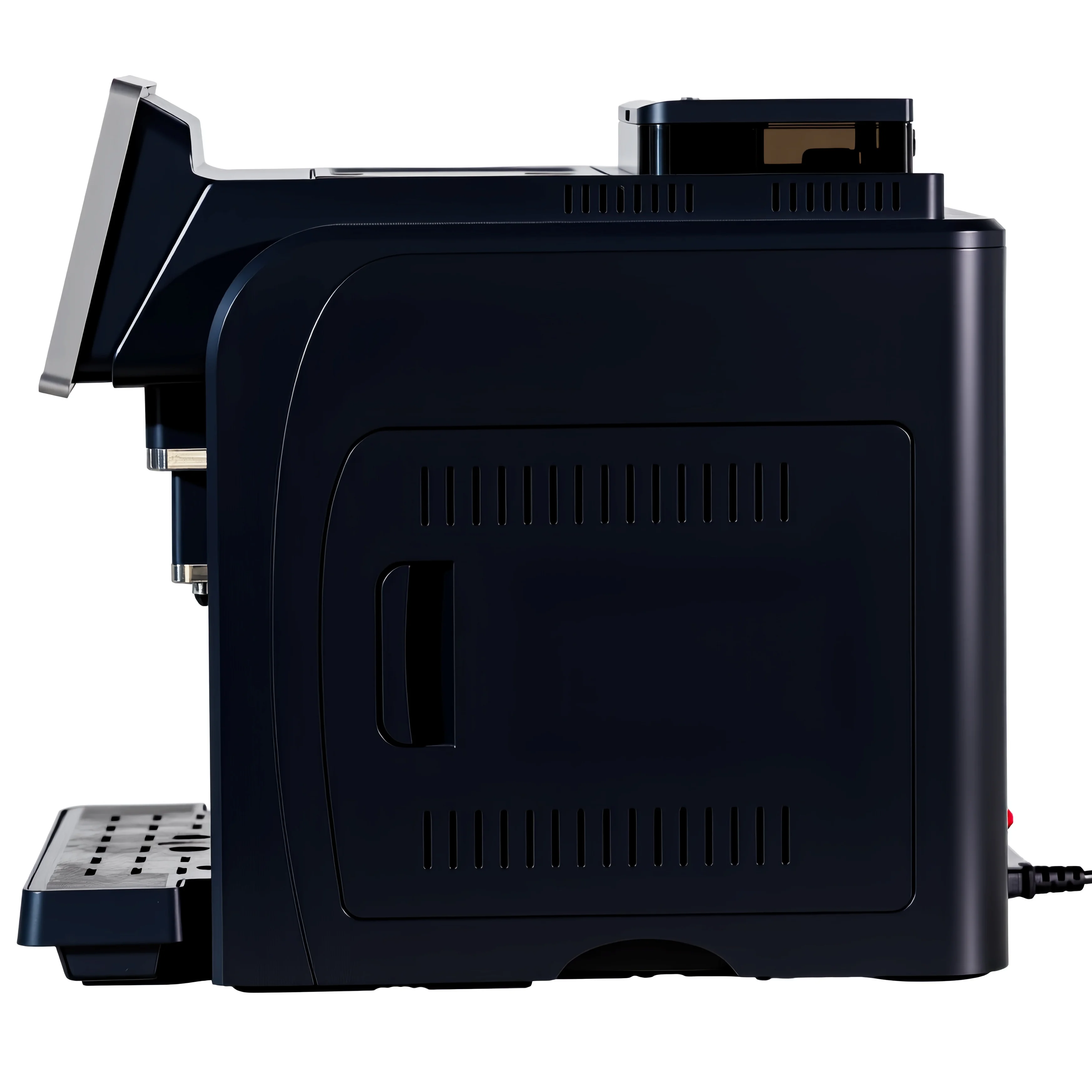 ماكينة اسبريسو ذكية من الفولاذ المقاوم للصدأ 2025 - ماكينة صنع القهوة الأوتوماتيكية بقدرة 15 بار مع شاشة تعمل باللمس، رغوة الحليب ونظام سهل التنظيف