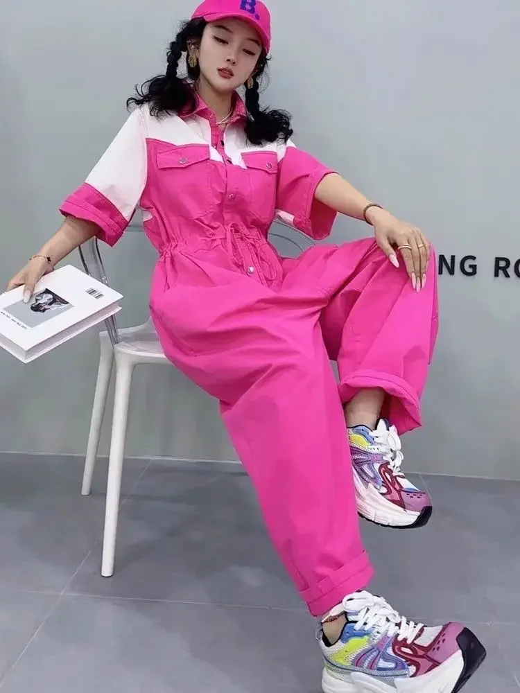 بدلة رعاة البقر النسائية الجديدة لربيع وصيف 2025 عالية الخصر