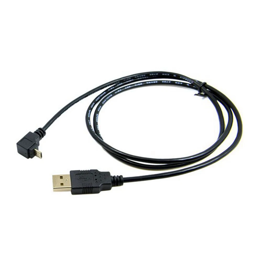 

90 ° USB Micro USB plug to USB male data cable 25cm 50cm tablet 5ft 1m up, down, left, right