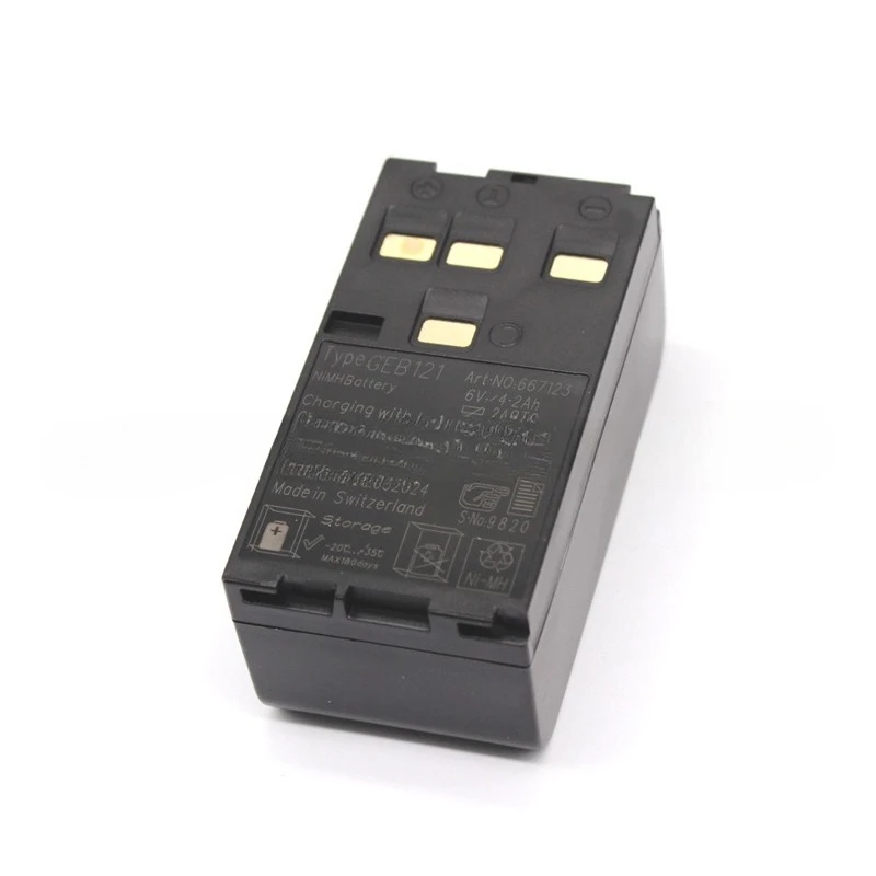 بطارية جديدة 6.0 فولت 4200 مللي أمبير في الساعة GEB121 لمحطة إجمالي Leika TPS400 TCR402 TPS700 TC407 TPS800 TPS1100 TCR702 TCR802