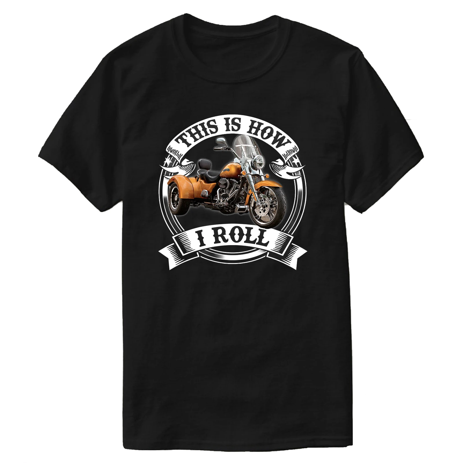 

Custom Trike Motorcycle Biker Gift T-Shirt 100% Cotton O-Neck Short Sleeve Summer Casual Mens T-shirt Streetwear