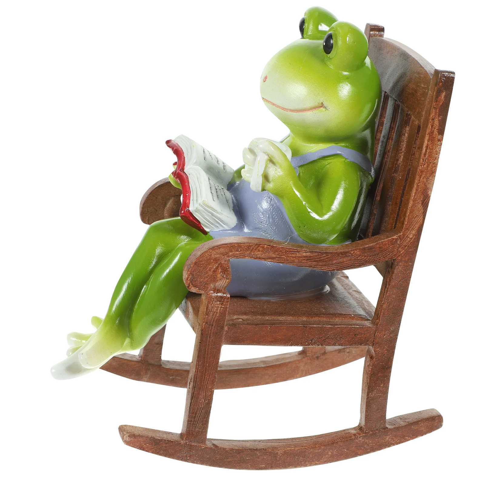 

Vivid Frog Statue Resin Craft Home Office Desktop Decor Garden Landscape Adornment Garden Decoration Landscaping Decoration