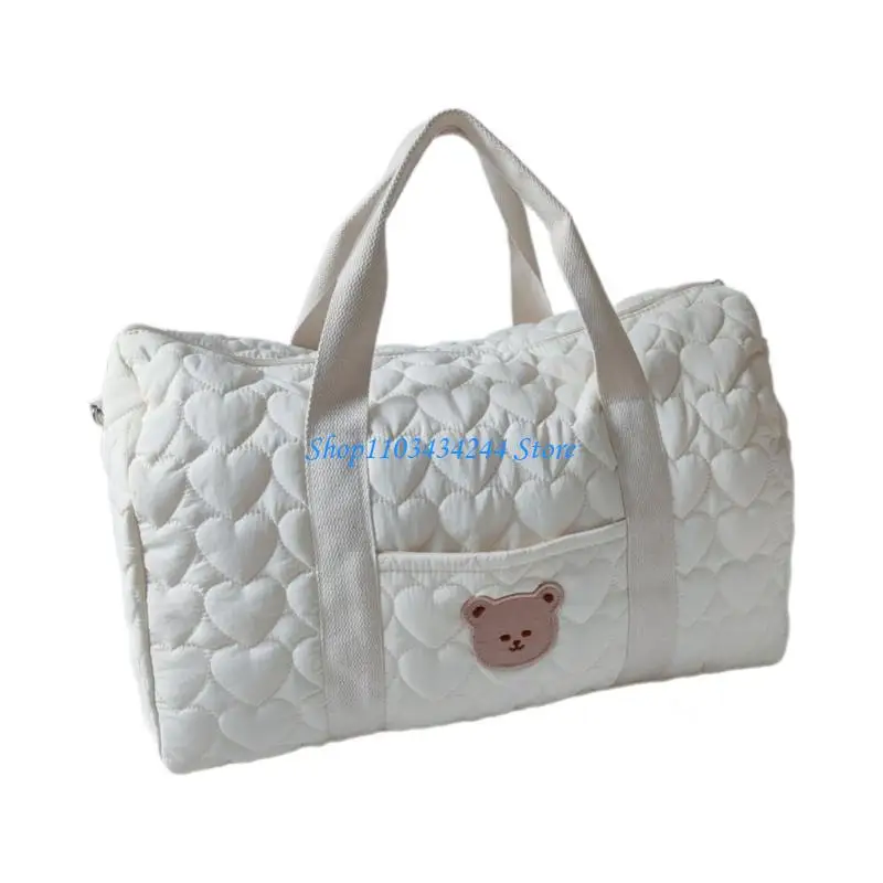 

Просторная сумка для детских подгузников с красивым узором, сумка для подгузников для мам, водонепроницаемая сумка для хранения,