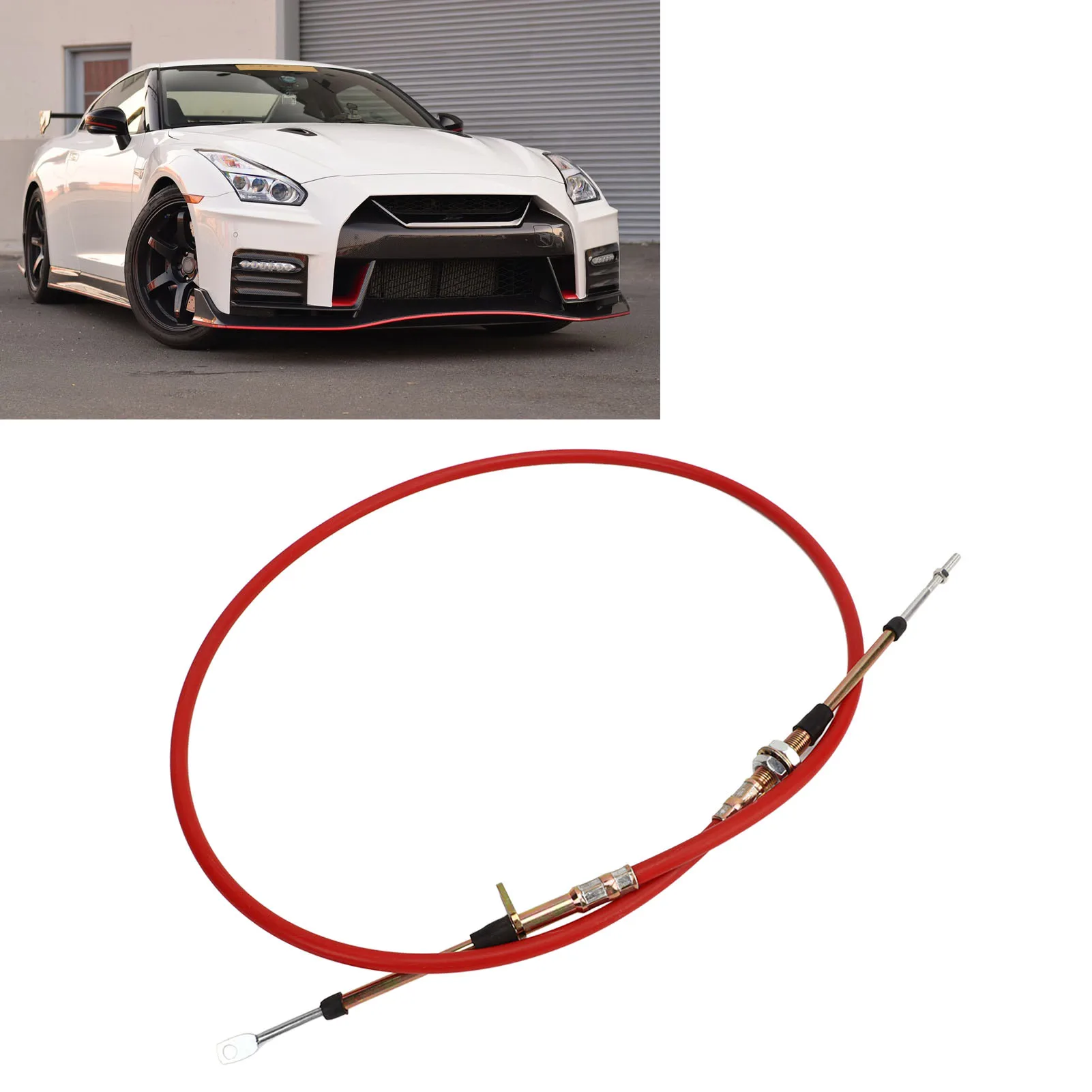 

Race Shifter Cable Auto 5 Feet Long Transmission Shifter Cable Control Lever Cable for B M Shifters Racing Modifica Accessories