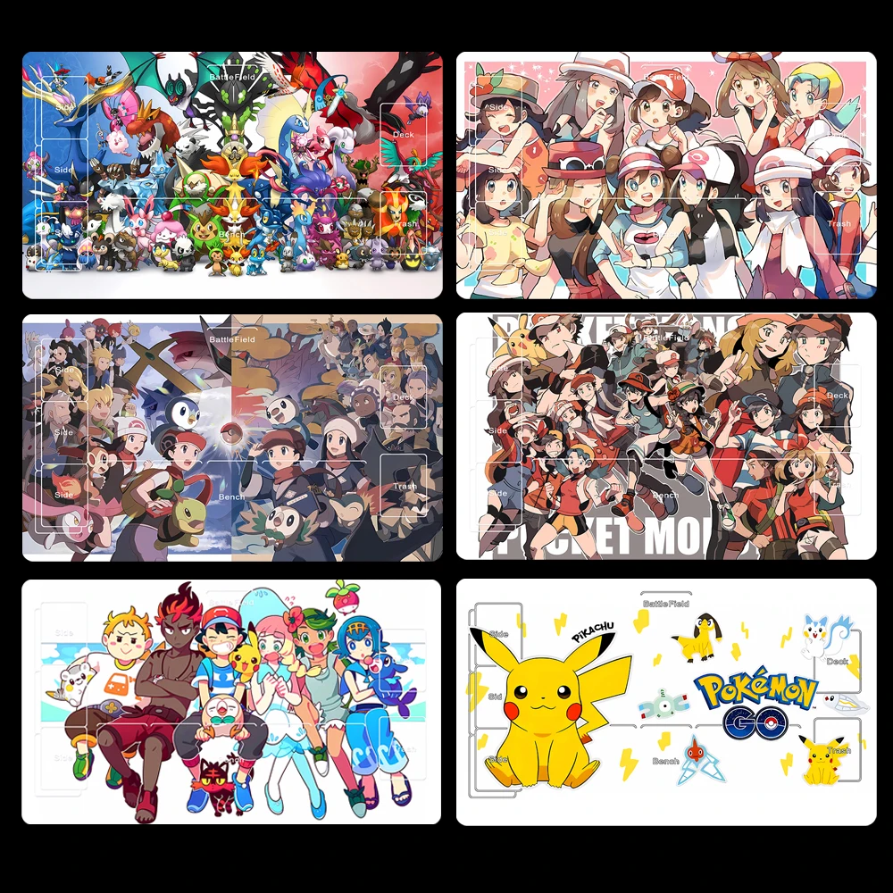 

Коврик для карточных игр Pokemon Playmat PTCG, специальный коврик для карточных игр против стола-02