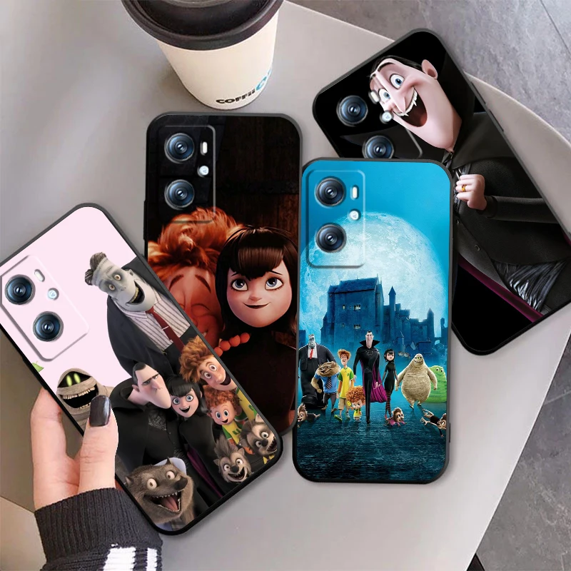 Hotel Transylvania Disney Film For OPPO Find X6 X5 X3 A54S A5 A94 A16 A53S A57 A74 A72 A98 A78 A96 A9 5G Black TPU Phone Case