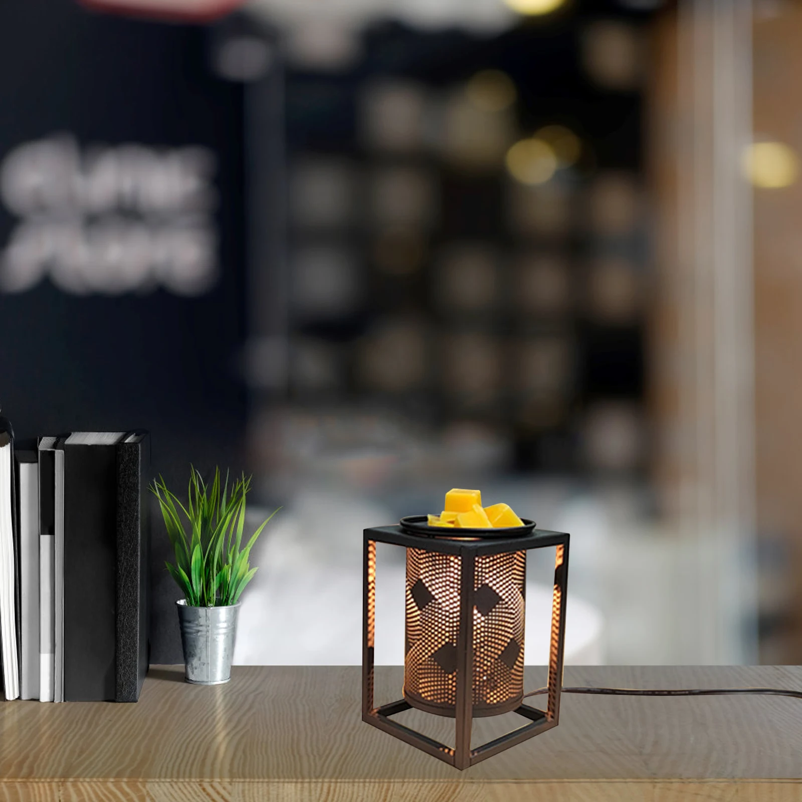 

Vintage Hollow Electric Wax Melt Aromatherapy Warmer Lamp Easy Operate Safe Relaxing Melting Heater