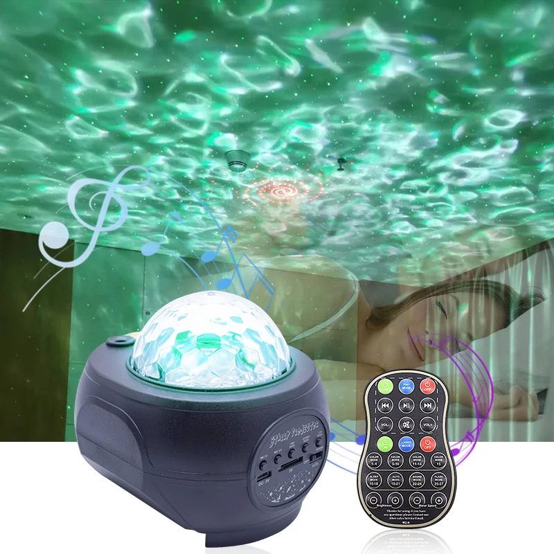 usb rotating starry sky projector light RGB music light latest led starry sky projector night light